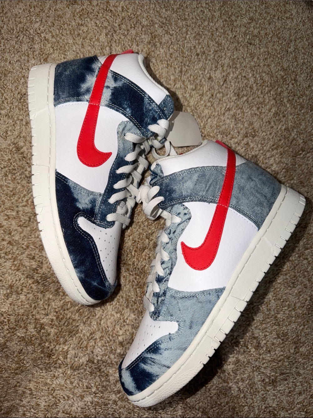Nike dunk denim sz 9